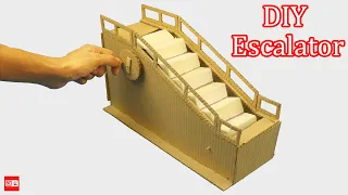 Easy Science Projects | Escalator Working Model from Cardboard