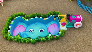 Diy Farming BTM - Make a very beautiful mini farm: There is an elephant swimming pool and cattle