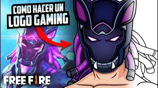 COMO HACER UN LOGO CARTOON DE FREE FIRE - By ANGELDRAWIN ft KING PANTERA