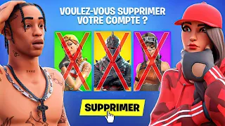 Le PERDANT doit SUPPRIMER son COMPTE FORTNITE... (défi extrême contre ZetFar)
