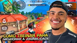COMO TREINAR PRA SER UM PRO PLAYER ATUALMENTE - FREE FIRE