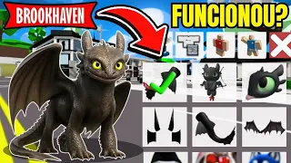 COMO VIRAR BANGELA DE COMO TREINAR O SEU DRAGÃO no BROOKHAVEN! - ROBLOX