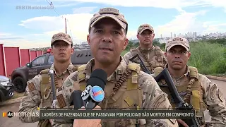 Ladrões de fazenda que se passavam por policiais são mortos em confronto