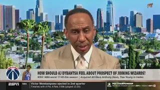 FIRST TAKE | Stephen A. reacts to Wizards plan to trade No.1 pick after winning the draft lottery