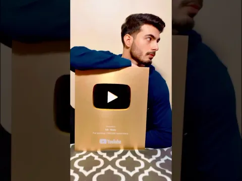 Me with my ( Silver and Golden ) Play Buttons 🥰
