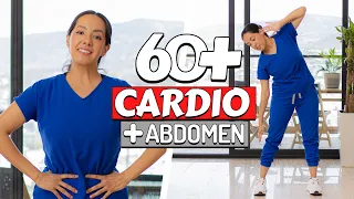 Mejor Ejercicio que salir a Caminar: 🥵 Cardio + Abdomen para Adultos Mayores | Mariana Quevedo