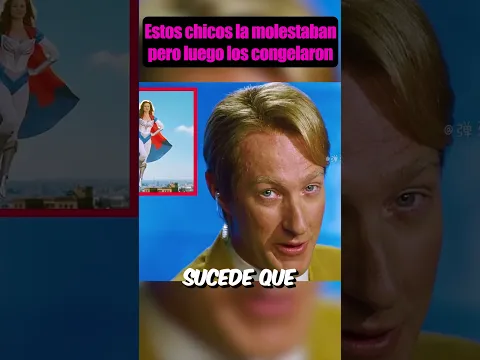 Estos chicos la molestaban, pero luego fueron congelados #movies