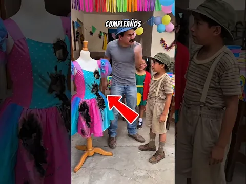 El Chavo ARRUINÓ El Cumpleaños De La Chilindrina #chavodel8 #humor #shorts