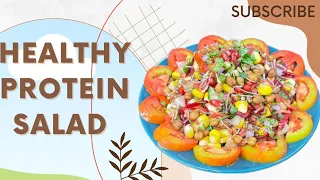 High Protein Sprouts Salad Recipe | Weight Loss Recipe | चटपटा अंकुरित सलाद 🥗
