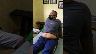 125kg saraf kejepit! Menjerit kesakitan.