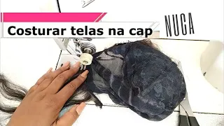 Curso de Lace Montagem passo a passo - Parte 2 / Nuca| Cabelo de Rainha - Luciana Machado