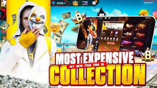 MY NEW FREE FIRE I'D ALL COLLECTION REVEAL❤️‍🔥🤩 #freefire #trending #garenafreefire