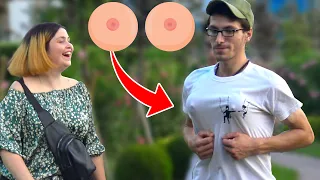 Boy with two big balls prank 😲  AWESOME REACTIONS 😲  🔥 Best of Just For Laughs