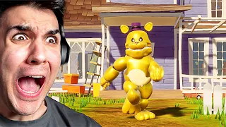 KABUS GİBİ BİR OYUN... | Hello Neighbor Fredbear Modu