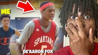 What It Was Like GUARDING DE'AARON FOX In HIGH SCHOOL... Reacting To My Basketball Highlights