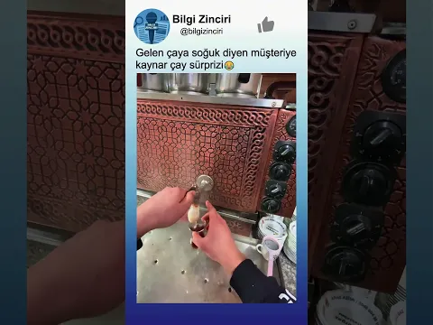 Çaya Soğuk Diyen Müşteriye Kaynar Çay Sürprizi😂😅