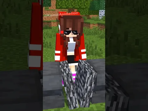 JJ Sister💪 - MAIZEN Minecraft Animation #shorts