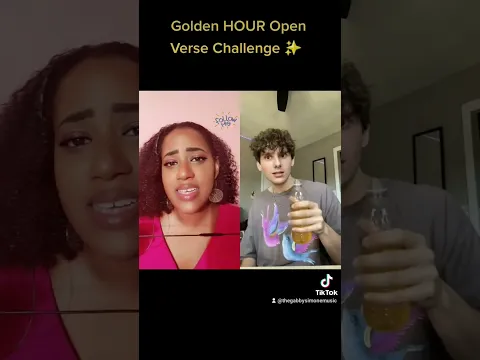 Golden Hour  Open Verse Challenge with @JVKE ✨️ #shorts #goldenhour #singing #tiktok #jvke jvke