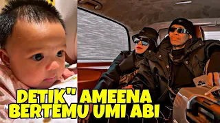 MASYALLAH DETIK" AMEENA BERTEMU UMI ABI MIMI KD DI SINGAPURA