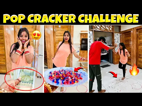 Pop Crackers Challenge Gone Wrong 😂 50000 रूपए लूट गये #shorts