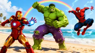 SPIDER-MAN, IRON MAN, HULK 🎮📺 GAME ANIMATION Ep.11