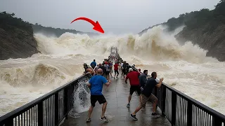 பேரழிவை ஏற்படுத்திய கொடூரமான ராட்சச அலைகள் | Monster Waves Caught On Camera | WAF