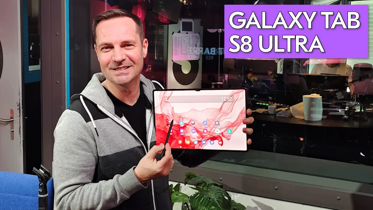 Vido-Test de Samsung Galaxy Tab S8 par Point Barre