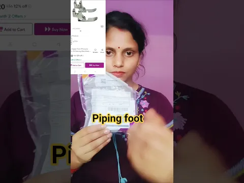 piping foot for sewing machine #usefullhacks #meesho #sewingtools #foottool #sewing #meeshohaul