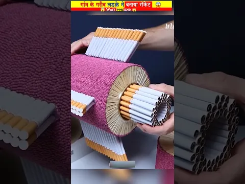 गरीब लड़के ने Sigrate से Rocket बनाया 😱 || mini wood toy-woodworking | hand crafts - #shorts
