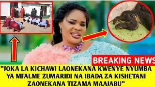 MFALME ZUMARIDI UCHAWI WAKE WAONEKANA LEO, JOKA KUBWA LA KICHAWI LAONEKANA CHUMBANI KWAKE LITAZAME!