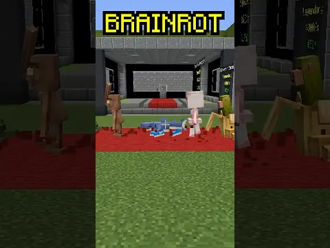 Minecraft, Pero Tengo Que Robar Los Brainrots #shorts