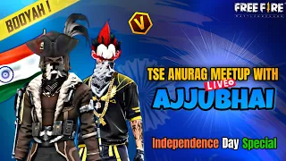 Happy Independence Day  🇮🇳  Special Meet Up With Ajjubhai || #live #livestream #ff #freefire