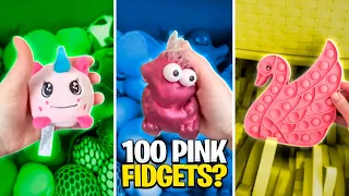 Do I have 100 Pink Fidgets?! Fidget Game! | Mrs. Bench