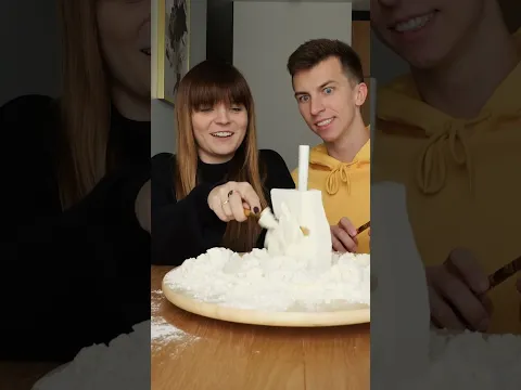 NIE ODETNIJ ZA DUŻO MĄKI CHALLENGE 😱 #shorts