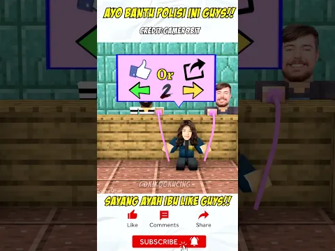 Ayo bantu polisi temukan penjahat yang menyamar!!!! ‼️😱#shorts #shortvideo #game #funny