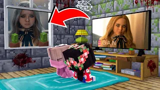 O FILME M3GAN - NOS ATACOU AS 3 HORAS DA MANHÃ  no MINECRAFT!