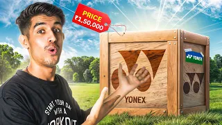 Yonex mystery box unboxing worth 1.5 lakh rupees !