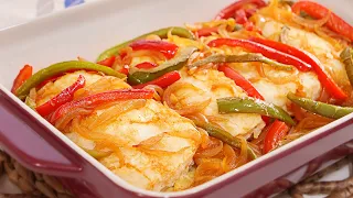 Bacalao a la Portuguesa: Receta de Pescado fácil y riquísima