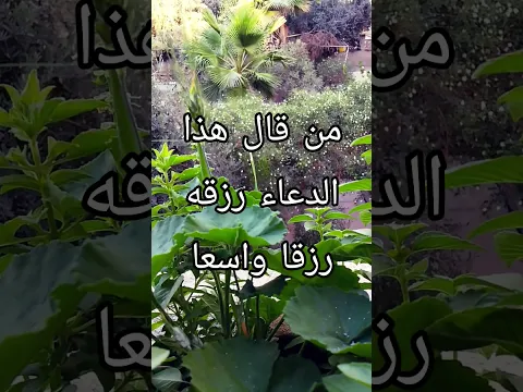#من_قال من قال هذا الدعاء رزقه الله رزقا واسعا