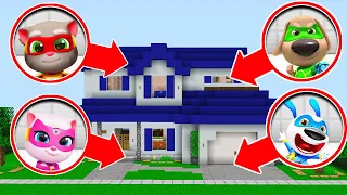 KONUŞAN TOM'UN GİZLİ EVİNİ BULDUM! 😱 Minecraft