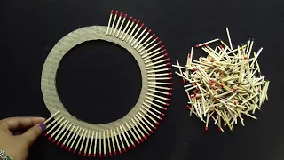 Beautiful Wall Hanging Craft | Best Out Of Waste Matchsticks @craftgallery96