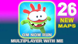 Om Nom Run: Multiplayer with new tracks with PPG part 26