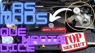 MODIFICACIONES NECESARIAS PARA HACER UN 1.8T 20V K04| PASO A PASO| NUMEROS DE PARTE| ¿VALE LA PENA?🏁