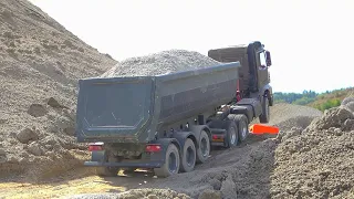 Heavy Machines Work On the Big Mine! Mercedes Arocs 6x6 In Danger!!!