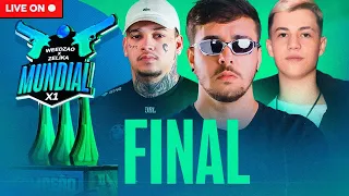 FINAL X1 MUNDIAL 20 MIL REAIS! BAZE WEEDZAO LIVE FREE FIRE AO VIVO!! TWO9, MITO, LEOZIN, DANTES, THU