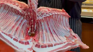 Bütün kuzu (toklu) parçalama #kuzu #lamb #kasap