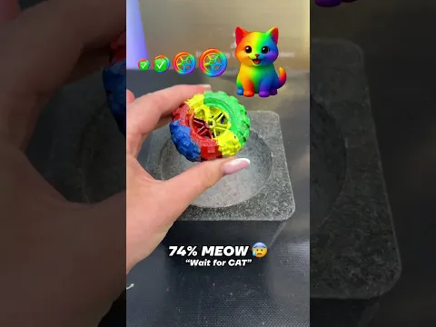 AI rainbow cat evolution 🥹