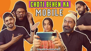 CHOTI BEHEN KA MOBILE | Comedy Skit | Karachi Vynz Official