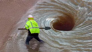 ¡Los vídeos más satisfactorios de trabajadores haciendo su trabajo a la perfección!