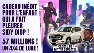 Voici le  petit Garcon qui a fait pleuré Sidy Diop, Matar Soubatel offre un 4X4 de 57 Millions